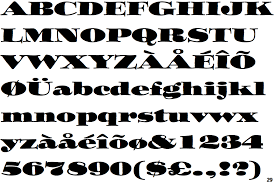 ITC Ozwald Font preview